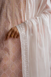 1 Piece Chiffon Embroidered Dupatta (FD0008)